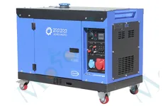 Генератор дизель JM10000TD 6.5/6.8KW (однофазний+свічка розжарення) безшумний ТАТА