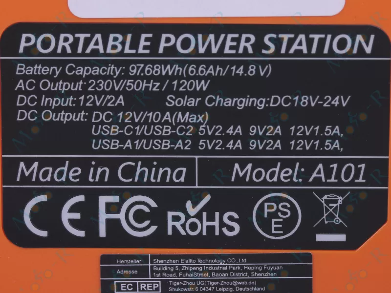 Фото 6 - Портативная зарядная станция FlashFish A101 26400mAh 120W