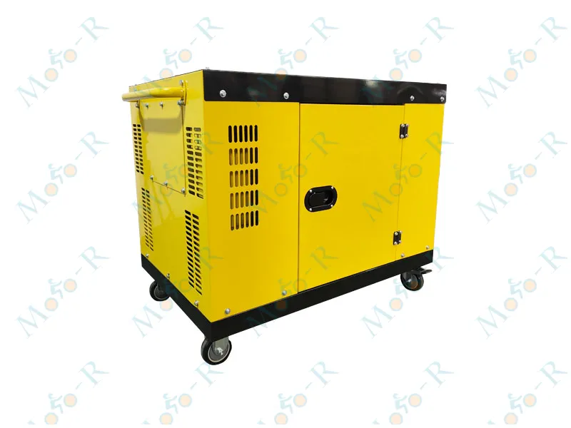 Фото 5 - Генератор дизель S11500DS 10KW (однофазный+свеча накала) бесшумный YBX