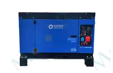 Генератор бесшумный дизельный ТАТА JM12000TD 10KW (трехфазный, подогрев топлива)