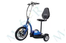 Електросамокат із сидінням (сидіння - спинка) TTG SM T06-1 36V350W 12AH синій