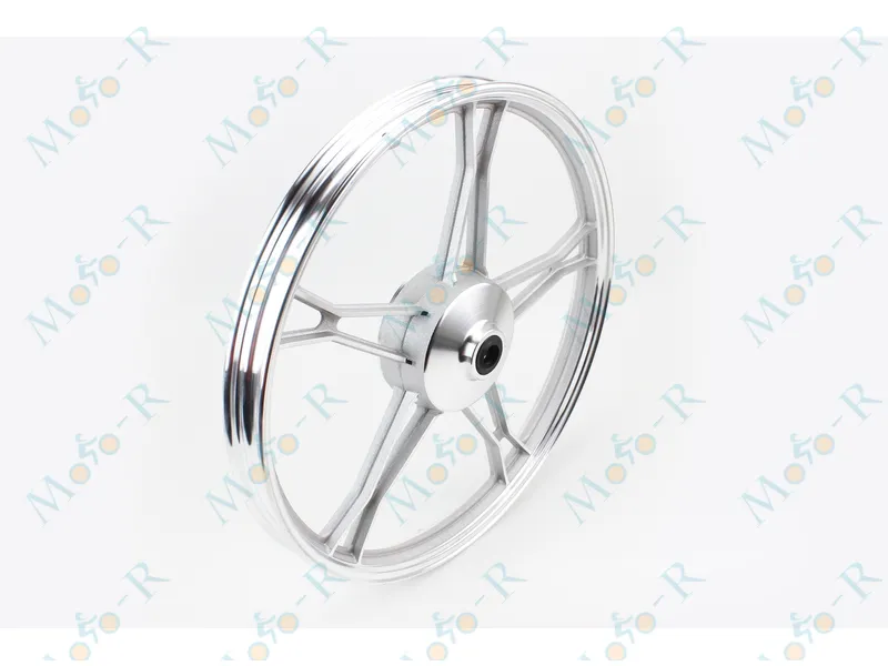 Фото 2 - Диск передній литий, барабанне гальмо 17*1,2 (silver) 2,5kg Дельта/Альфа