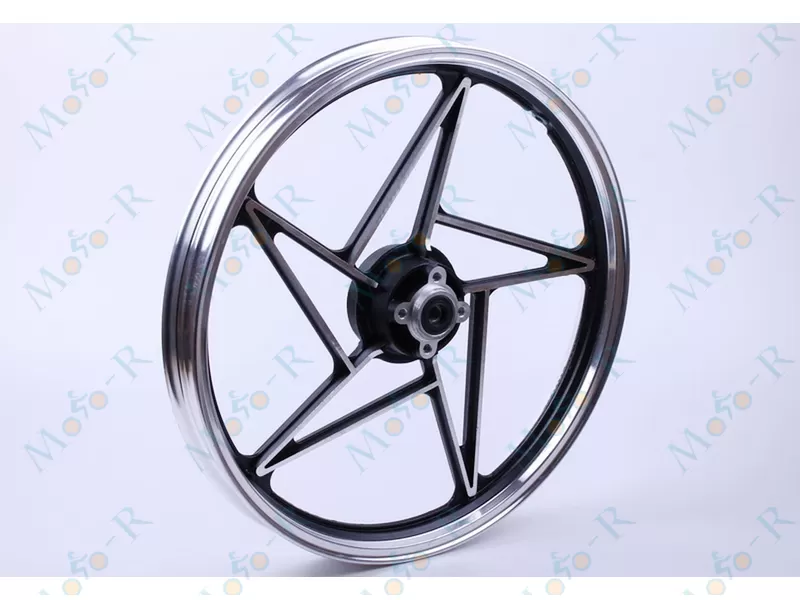 Фото 2 - Диск передний литой, дисковый тормоз 18*1,6 (black) - СВ-125/150