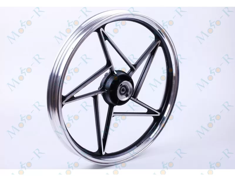 Фото 3 - Диск передний литой, дисковый тормоз 18*1,6 (black) - СВ-125/150