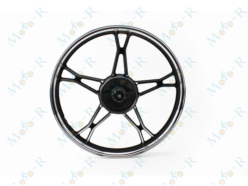 Фото 3 - Диск задній литий, барабанне гальмо 17*1,4 (black) 3kg Дельта/Альфа