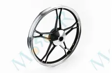 Диск задній литий, барабанне гальмо 17*1,4 (black) 3kg Дельта/Альфа