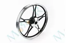 Диск задній литий, барабанне гальмо 17*1,4 (black) 3kg Дельта/Альфа