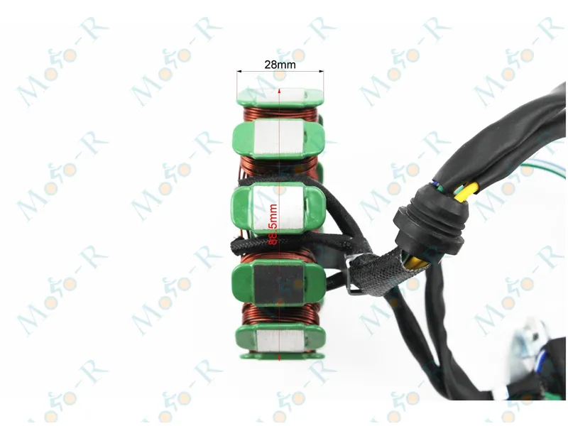 Фото 6 - Loncin- LX250GY-3 Статор магнето (генератора) (12 катушек 