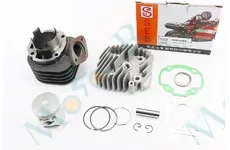  Циліндр к-кт (цпг) Honda DIO ZX/AF34 80cc-48мм (палець 12мм) + головка циліндра (AF35 DIO ZX; AF48 LEAD) SEE