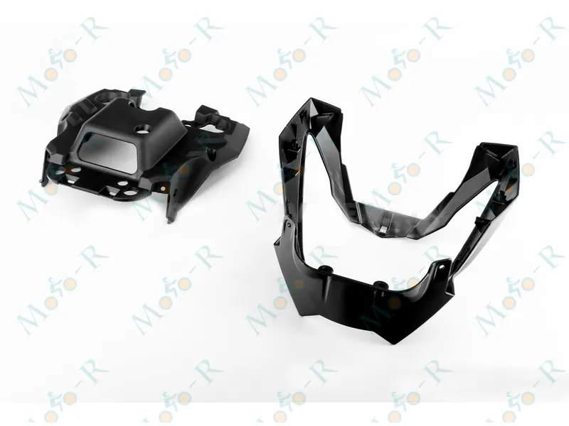 Фото 3 - LIFAN LF150-2E/200 CityR Пластик-обтекатель фары к-кт, чёрный