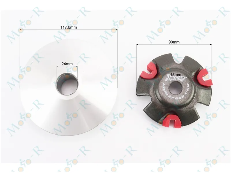 Фото 4 - Вариатор передний в сборе 150/STELS-150 TUNING KOSO