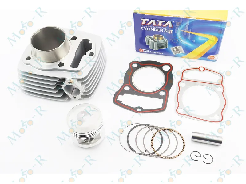 Фото 2 - Поршневая (ЦПГ) CB125cc-56,5мм (высота цилиндра 68/97мм) (палец 15мм) TATA