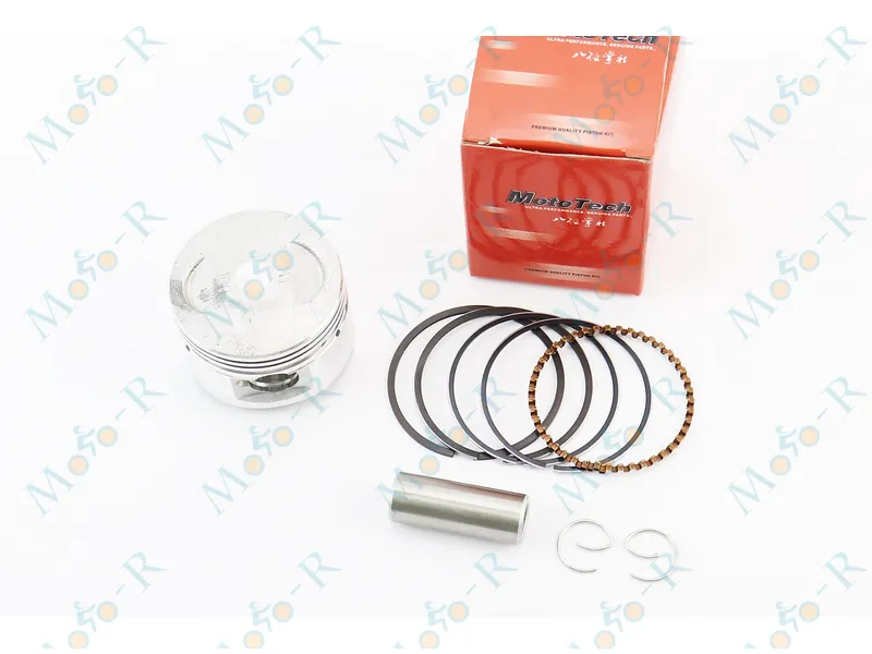 Фото 2 - Поршень к-кт 60cc 44мм +1,00 (палец 13мм) Mototech