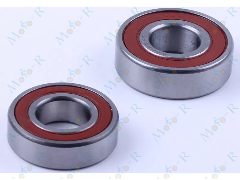 Фото 2 - Подшипники коленвала, к-т 2 шт.: 6204RS + 6004RS 50CC4T