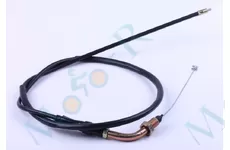 Трос газу L-1020 мм (верх різьблення, низ трос) Дельта