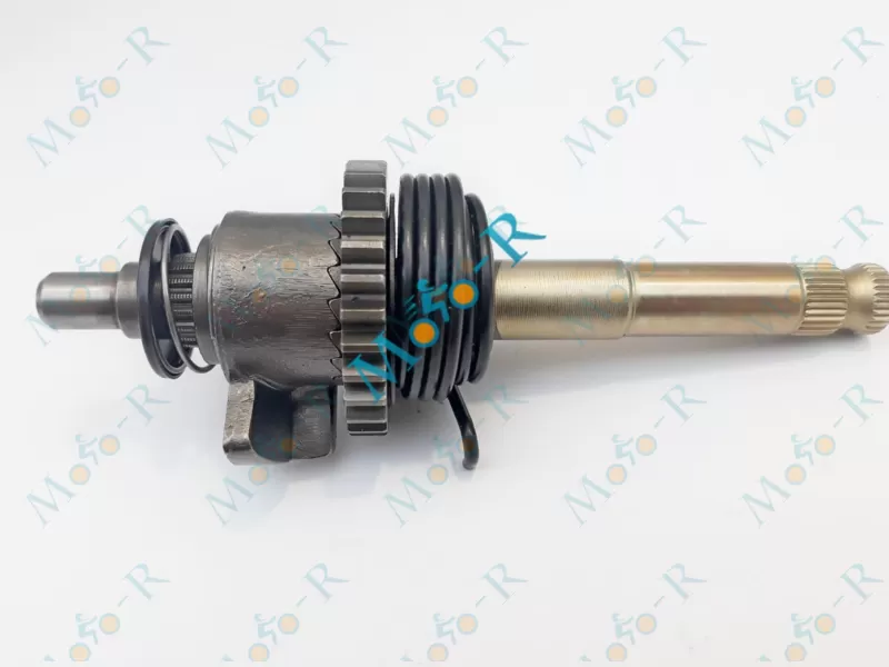 Фото 2 - Вал заводний в зборі CB125/CB200 ланцюгової двигун