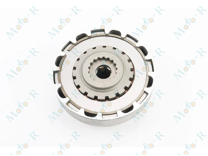 Фото 3 - Сцепление двухдисковое в сборе (корзина) Delta 110/125cc 
