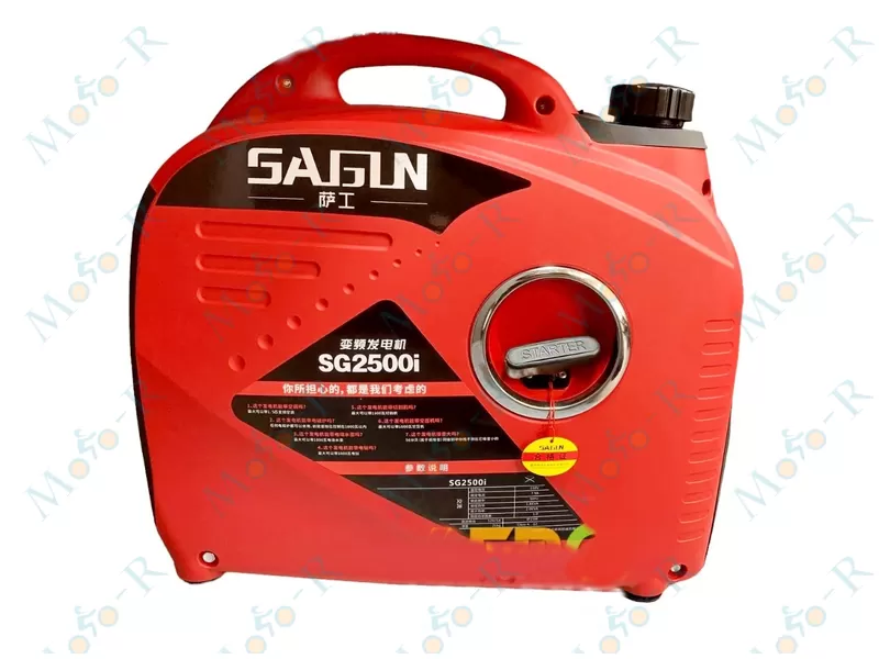 Фото 2 - Генератор Инверторный SAGIN SG2500i   220V/12V 9A  Power 1,8 -2,0 kW бак 4L