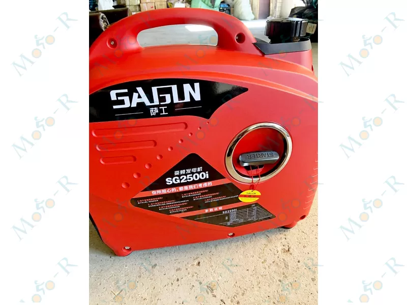 Фото 3 - Генератор Инверторный SAGIN SG2500i   220V/12V 9A  Power 1,8 -2,0 kW бак 4L