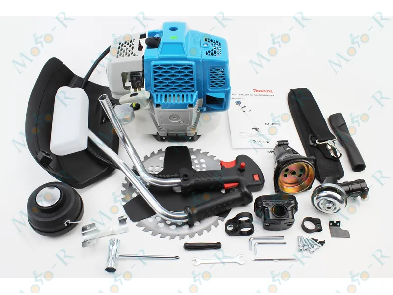 Фото 2 - Триммер (мотокоса) MAKITA GT4800 - 4,8кВт (шпуля-1шт+нож 3Т-1шт+40Тпоб-1шт, труба D-28mm x 9T)