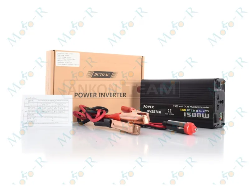 Фото 6 - Инвертор AC/DC‑12V/220V, 1500/3000W, 1хUSB 2.1А, одна розетка #ATPI‑11