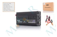 Інвертор AC/DC‑12V/220V, 1000/2000W, 1хUSB 2.1А, одна розетка #ATPI‑10