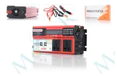 Інвертор AC/DC‑12V/220V, 500/1000W, LCD екран, 4хUSB, дві розетки #ATPI‑6
