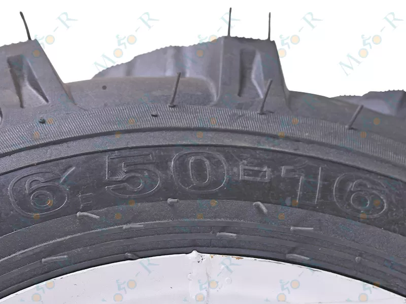 Фото 3 - Колесо в зборі 6.50*16 ТАТА (під 6 болтів) на мінітрактор Jinma 240/404