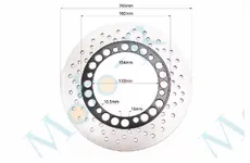  Диск гальмівний Defiant Polk, Lifan Korsar, Futong CRUISE