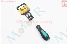 Викрутка магнітна TORX T6х75мм ручка з покриттям TPR