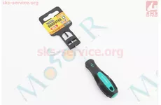 Отвёртка магнитная TORX T6х75мм ручка с TPR покрытием