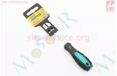 Отвёртка магнитная TORX TT9х75мм ручка с TPR покрытием