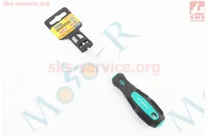 Викрутка магнітна TORX TT25х100мм ручка з покриттям TPR