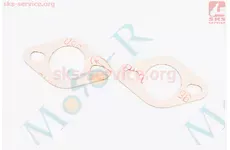 Прокладка карбюратора МТ, УРАЛ, b-0,8mm, к-кт 2шт (шкіркартон)