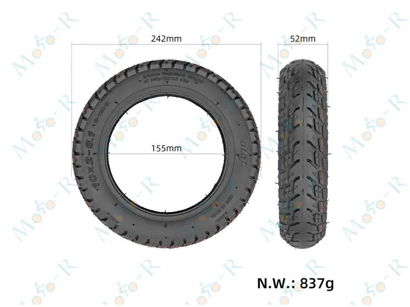 Фото 5 - E-bike 10x2-6,1 HP-1003 / NP-2007  NAIPUTUN TL