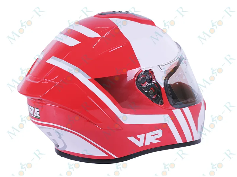 Фото 5 - Шолом  закритий MD-813 VIRTUE (червоно-білий, size L)