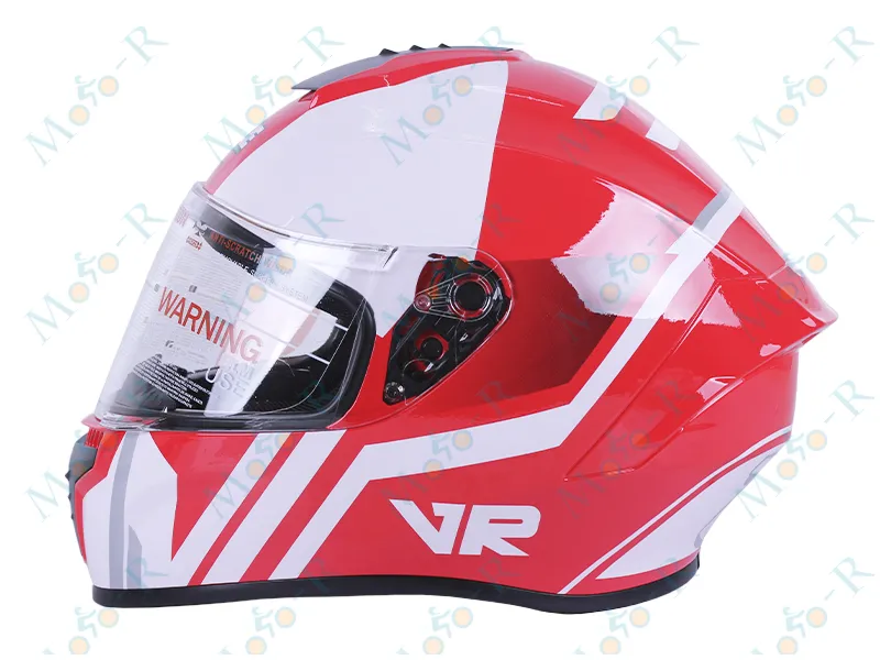 Фото 4 - Шолом  закритий MD-813 VIRTUE (червоно-білий, size L)