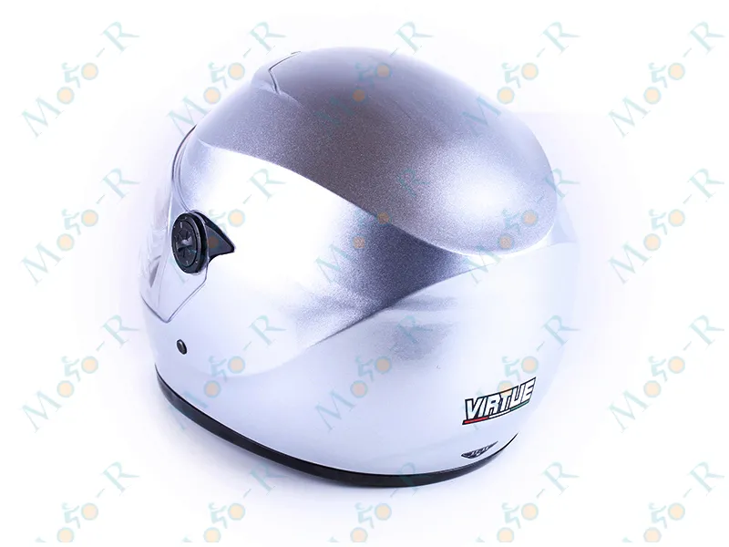 Фото 3 - Шолом мотоциклетний інтеграл MD-101B VIRTUE (сріблястий металік, size M/S)