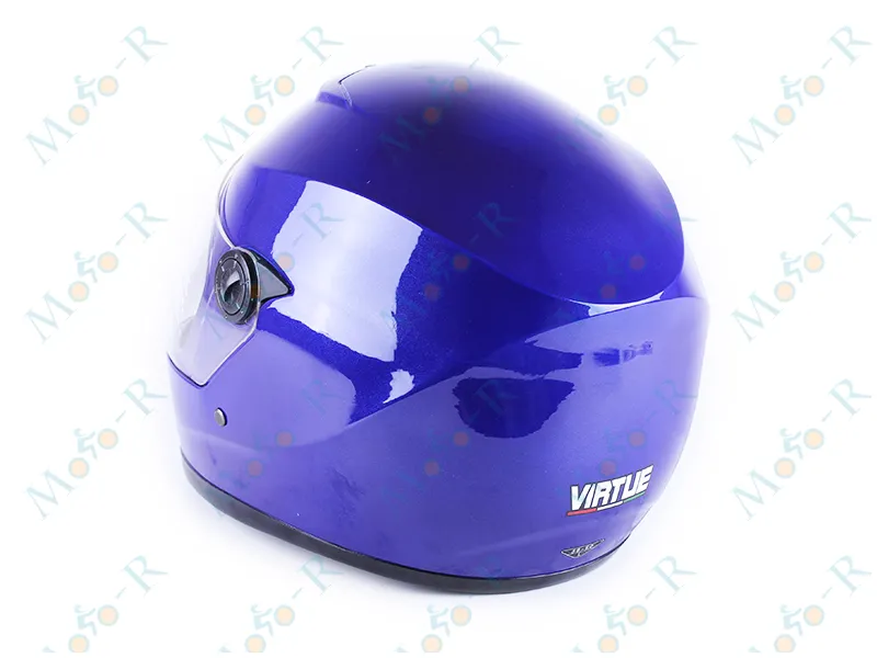 Фото 3 - Шолом мотоциклетний інтеграл MD-101B VIRTUE (синій, size M/S)
