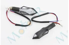 Поворот діодний LED СТРІЛА з отвором та габаритом ЧОРНИЙ