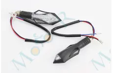 Поворот діодний LED СТРІЛА з отвором та габаритом ЧОРНИЙ