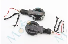 Поворот діодний на гнучкій ніжці + габарит білий LED БУБЛИК 