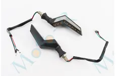 Поворот діодний на гнучкій ніжці + габарит білий LED ВИГИБ 