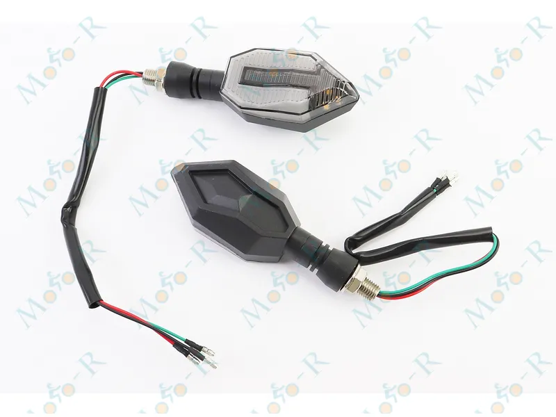 Фото 2 - Поворот диодный на гибкой ножке + габарит белый LED СТРЕЛА тип 3