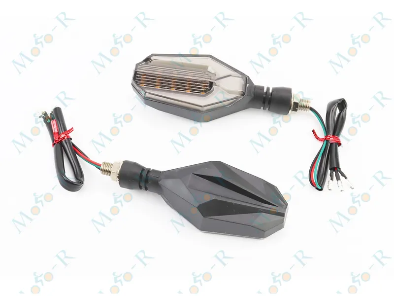 Фото 2 - Поворот діодний на гнучкій ніжці + стоп сигнал/габарит LED РОМБ