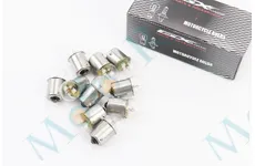 Лампа повороту (біла з цоколем) 12V/10W G18 BA15S к-кт 10шт
