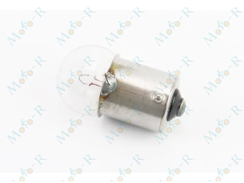 Фото 2 - Лампа повороту (біла з цоколем) 12V/5W G18 BA15s