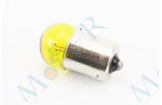 Лампа повороту (жовта із цоколем) 12V/10W G18
