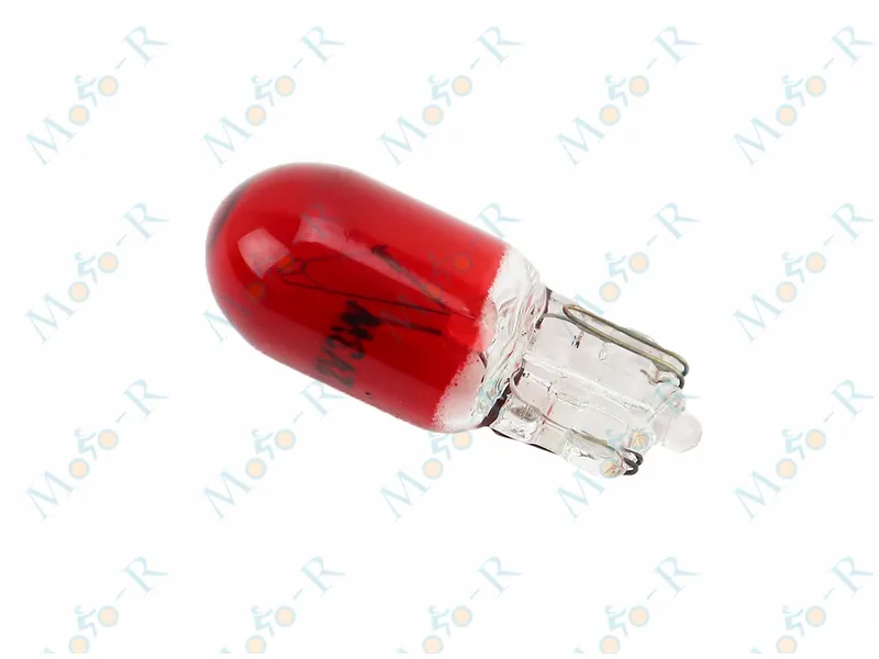 Фото 2 - Лампа поворота (красная без цоколя) 12V/3W T10