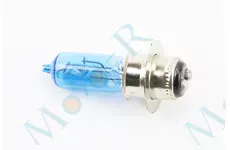 Лампа фари P15D-25-1 12V 18/18W синя